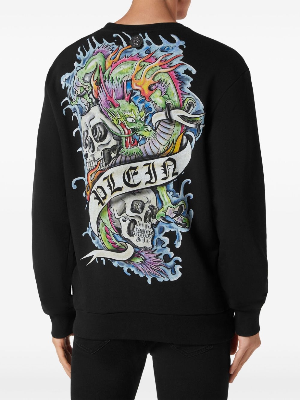 Dragon Tattoo graphic-print sweatshirt - 3