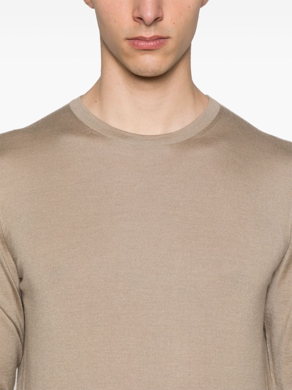 fine-knit T-shirt - 5