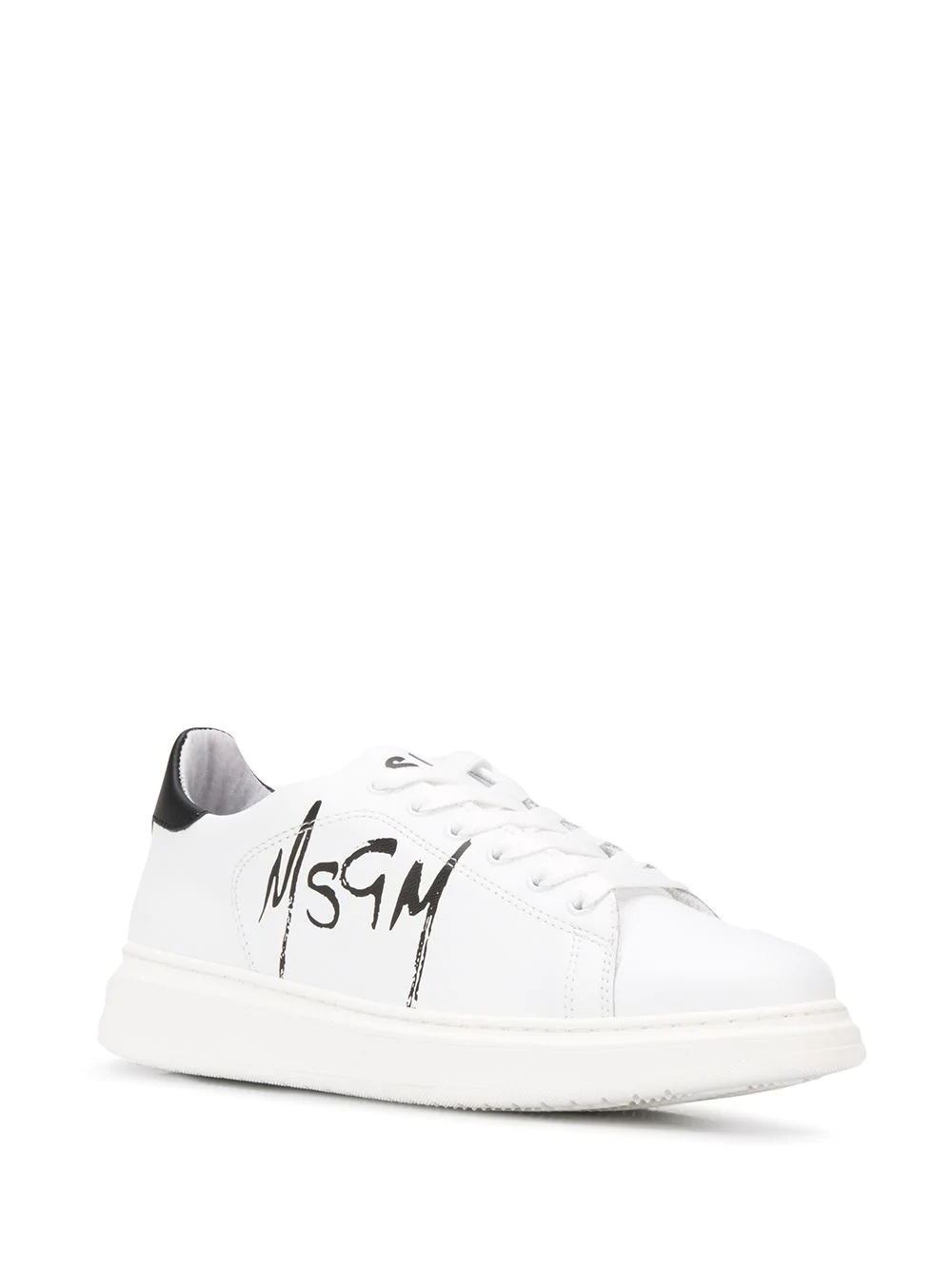 logo-print low-top trainers - 2