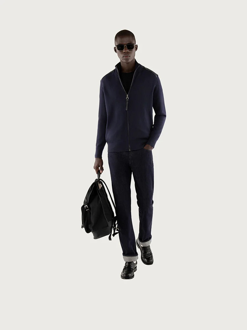 FERRAGAMO KNITTED BLOUSON outlook