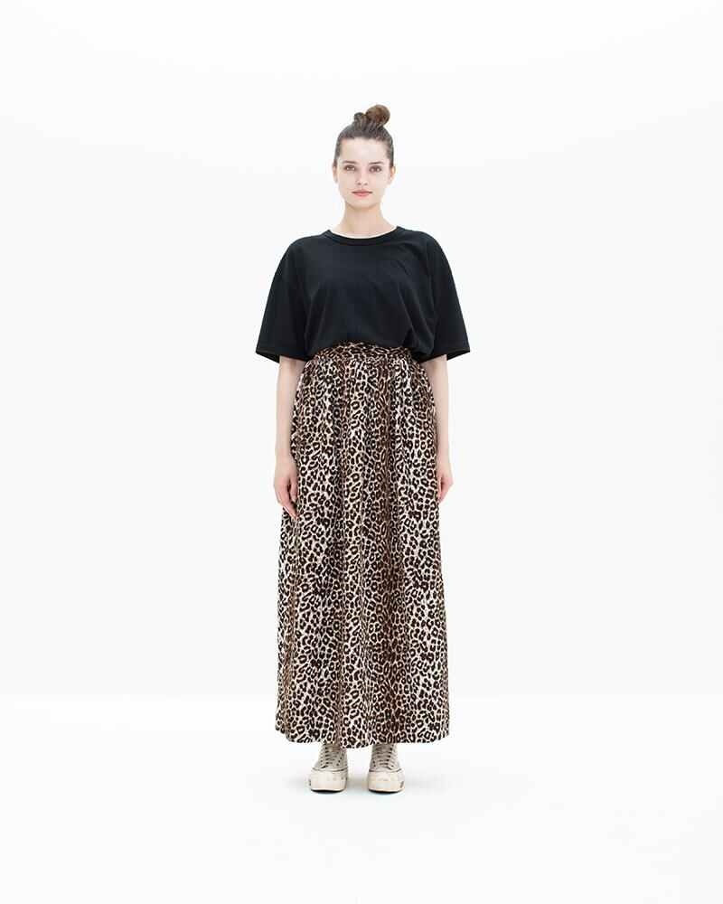 MAXI SKIRT LEOPARD BEIGE - 3