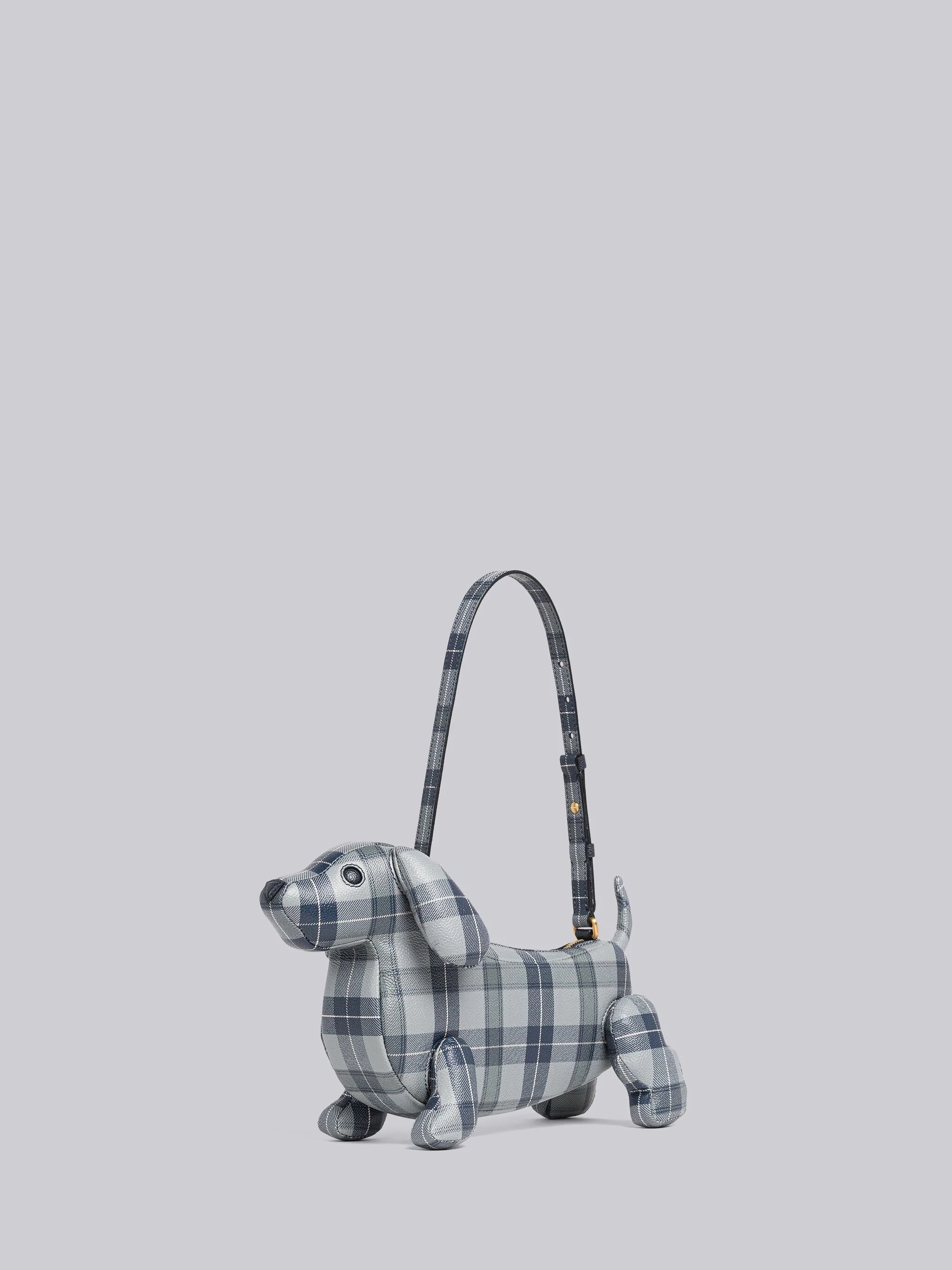 Tartan Pebble Grain Hector Baguette Shoulder Bag - 3