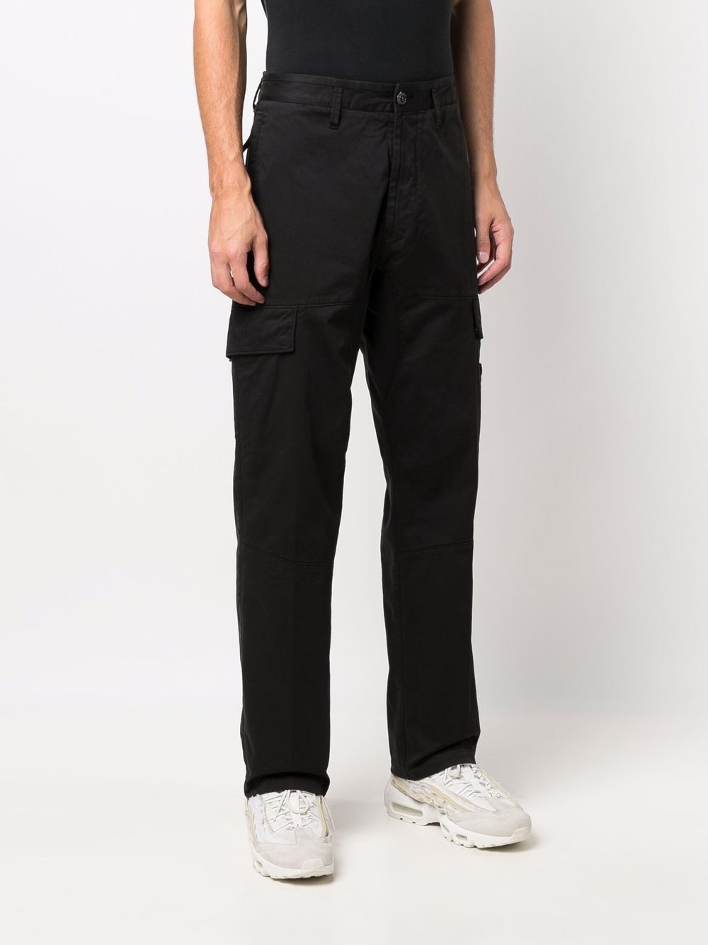 straight-leg cargo trousers - 3