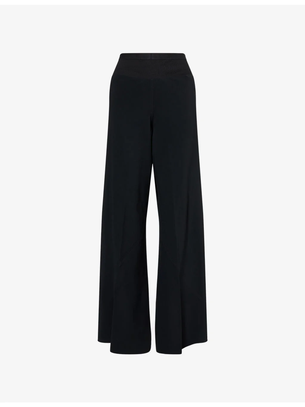 Jumbo Bias Wide-Leg Stretch-Jersey Trousers - 1