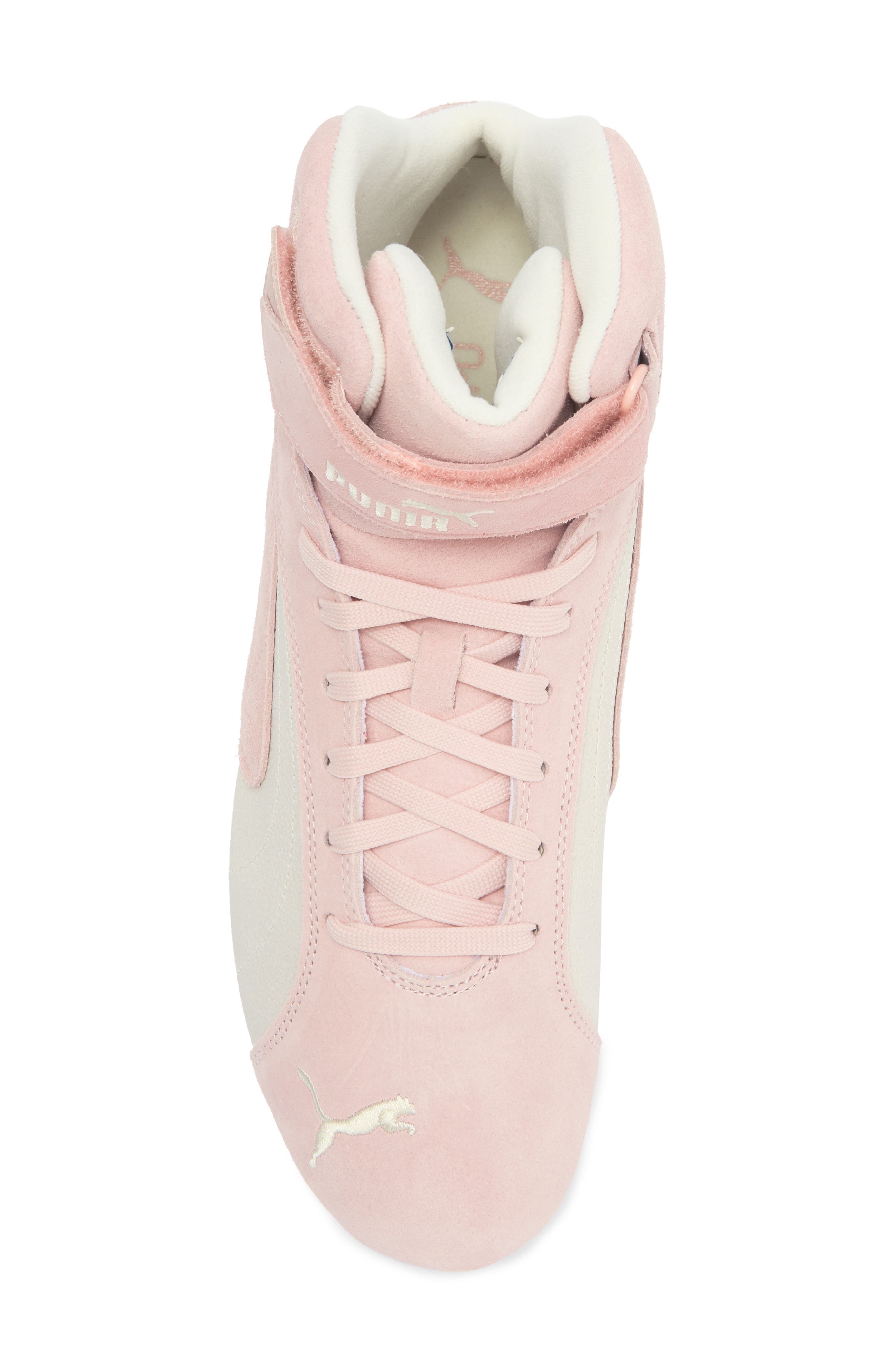 PUMA Speedcat Mid Sneaker in Rose Quartz-Warm White at Nordstrom - 5