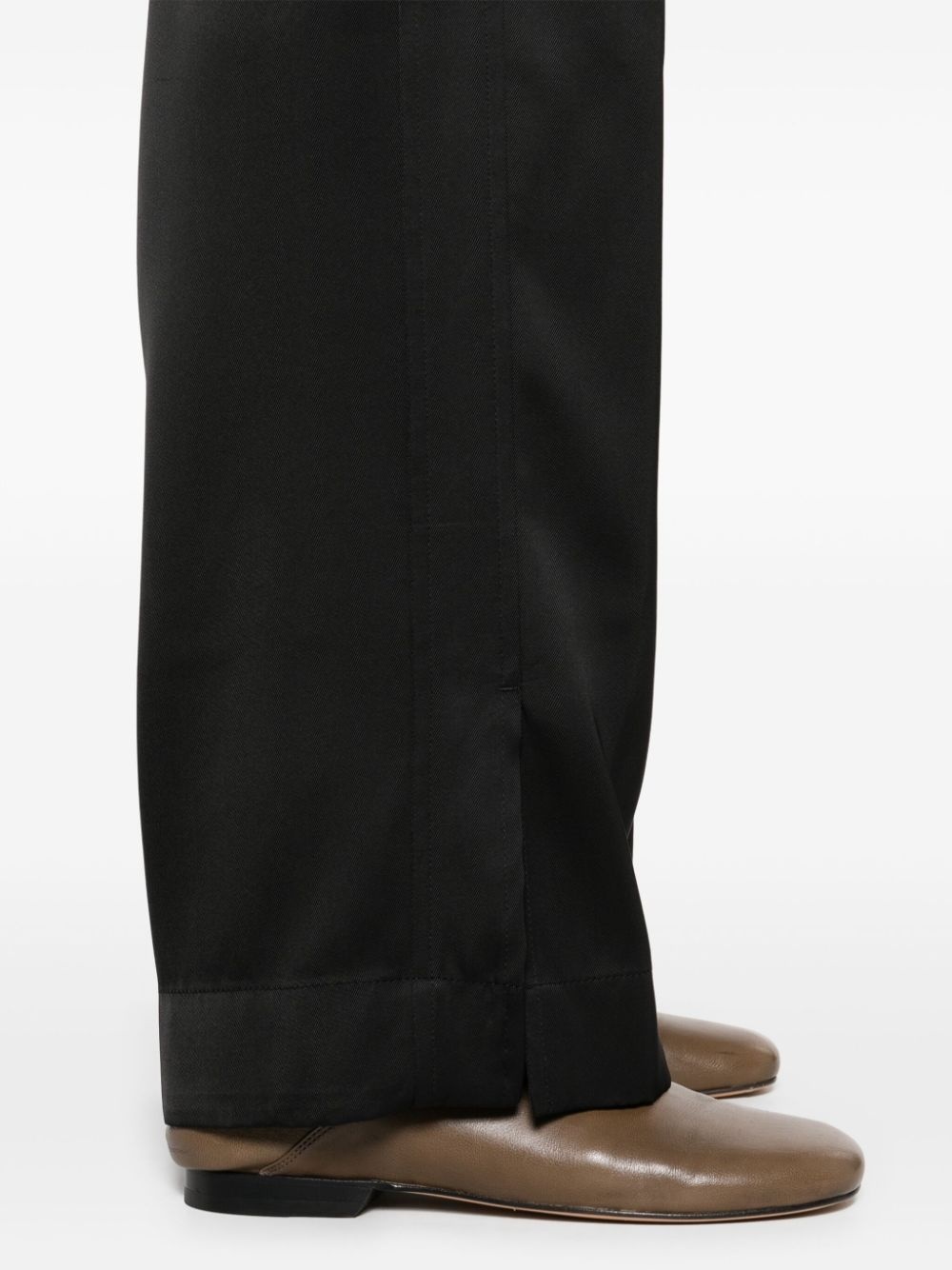 silk twill trousers - 5