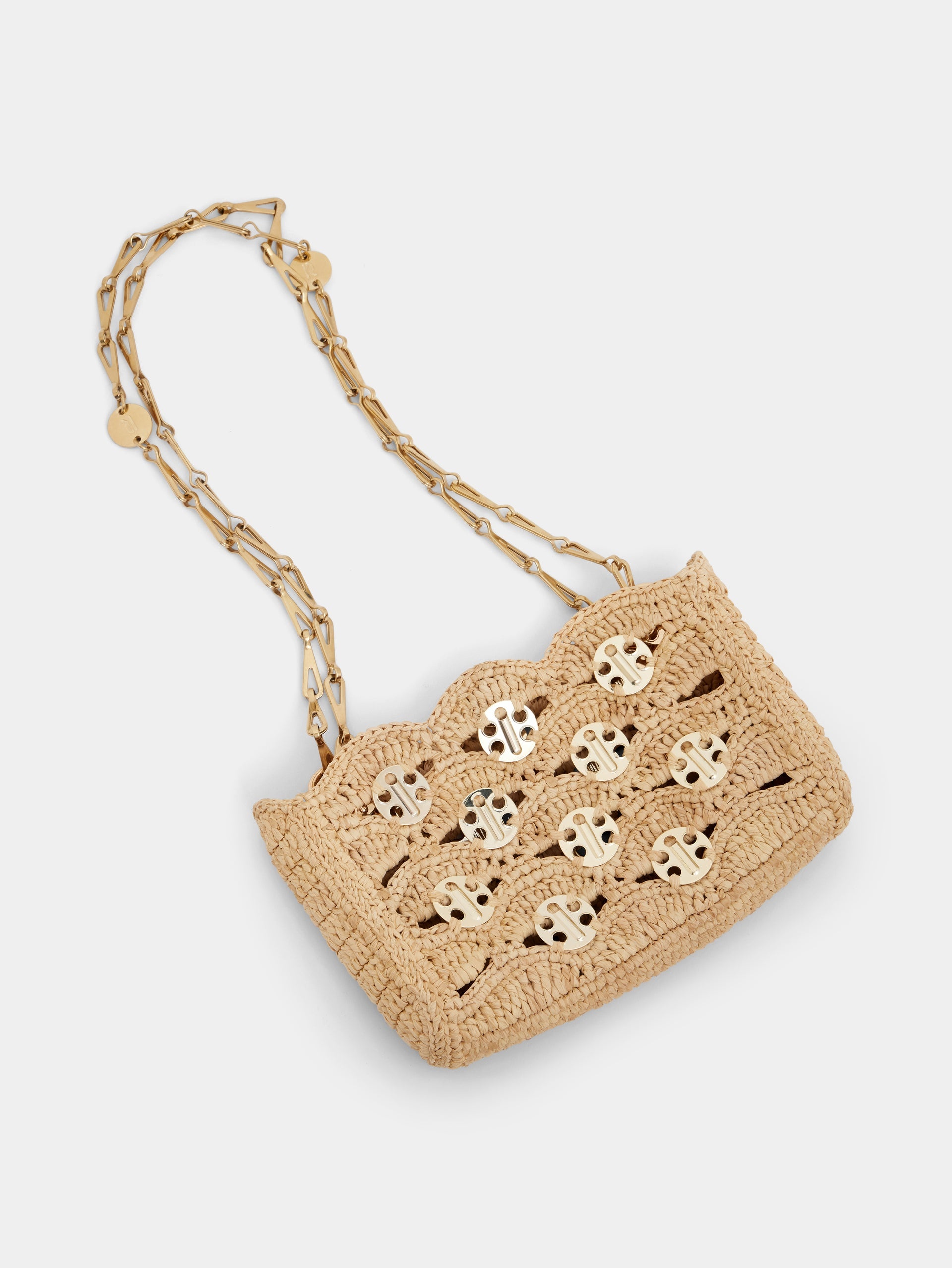 1969 BEIGE NANO BAG IN RAFFIA - 3