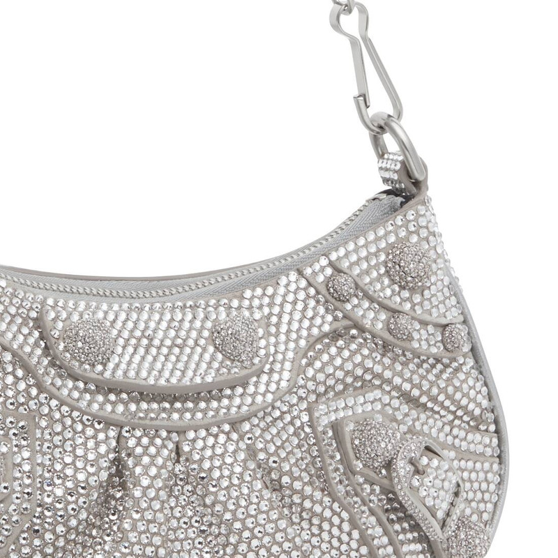 le cagole mini bag with chain and rhinestones 9