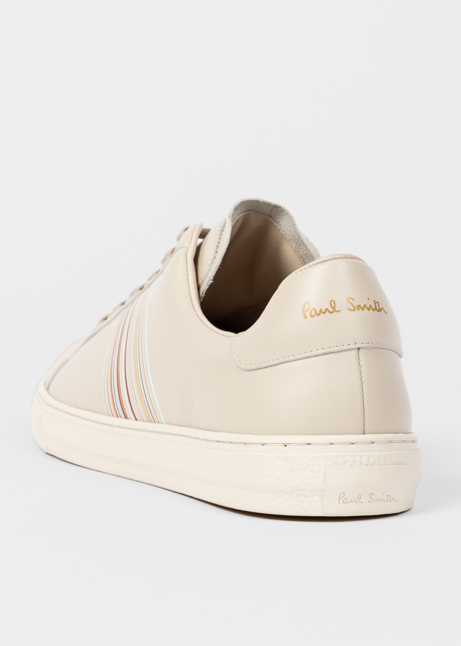 Ecru Leather 'Hansen' Trainers - 5