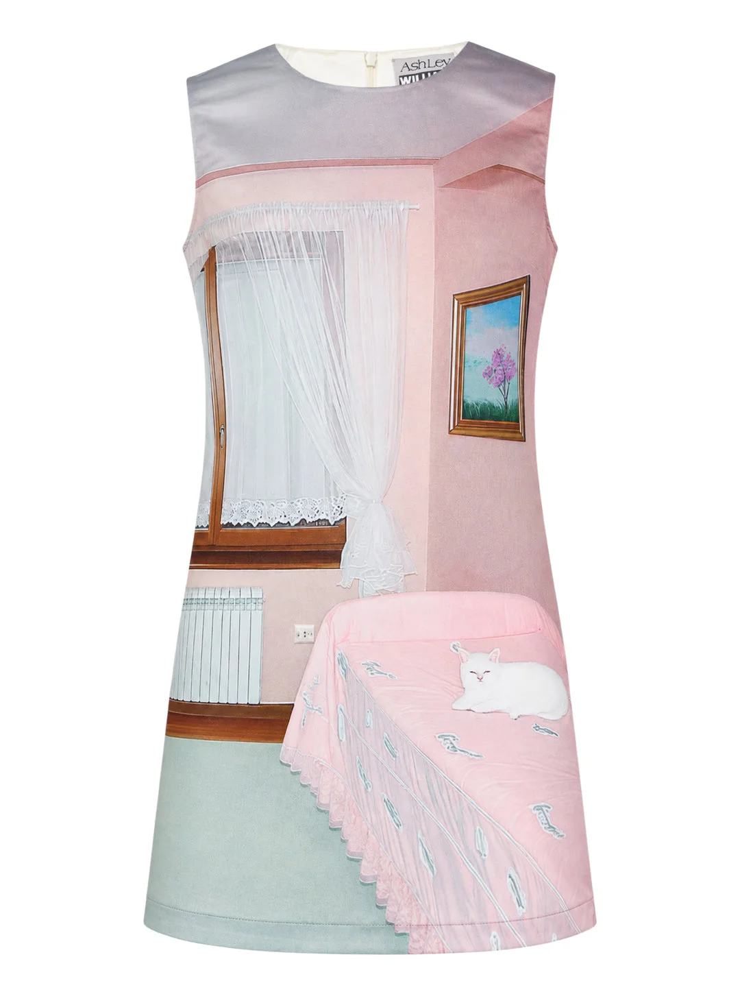 Room Print Mini Dress - 1