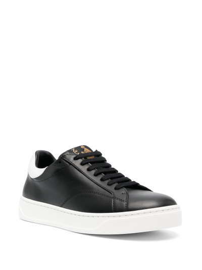 Lanvin Black DDB0 Leather Sneakers outlook