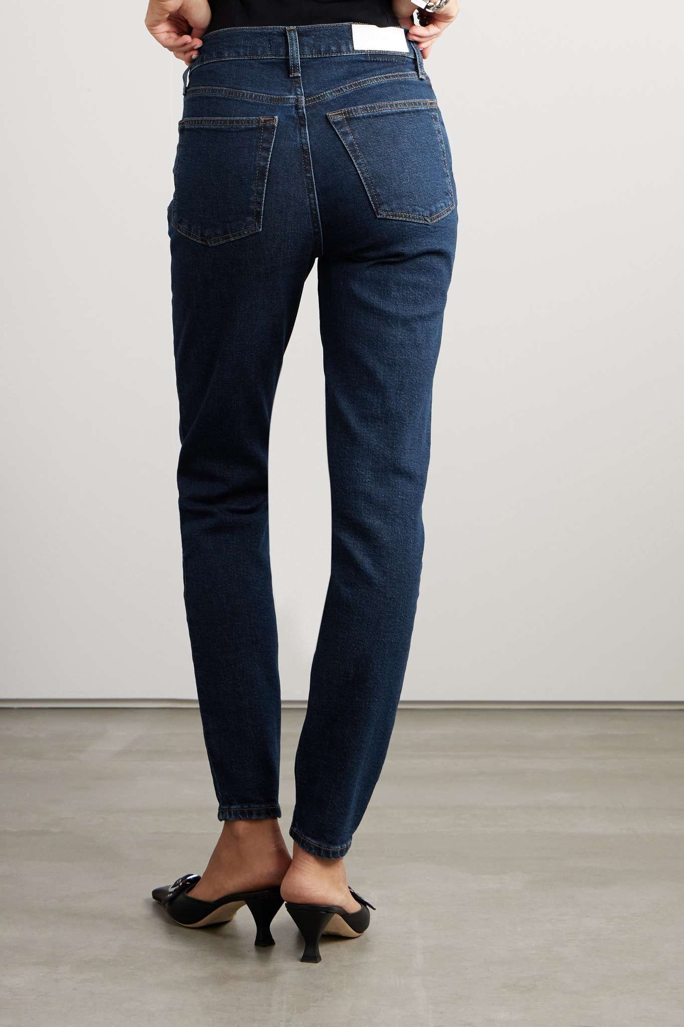 High-rise skinny jeans - 4