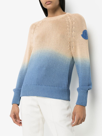 Moncler Girocollo Tricot ombre jumper outlook