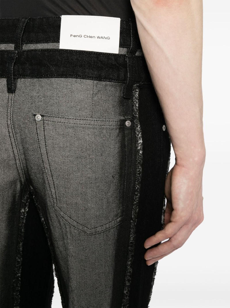 layered wide-leg jeans 6