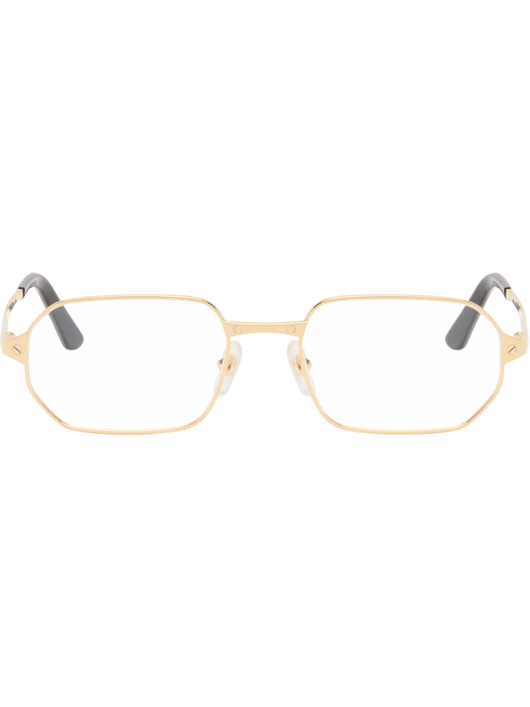 Gold 'Santos de Cartier' Glasses - 1