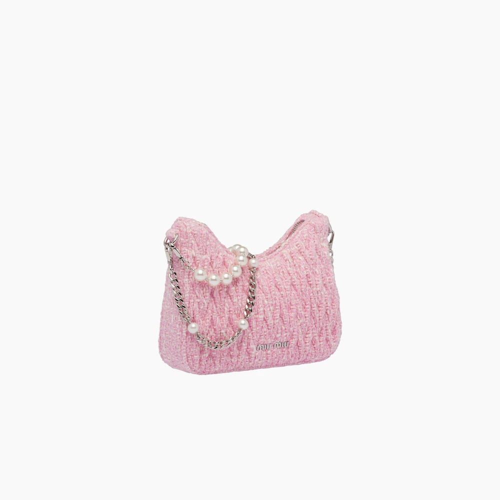 Matelassé fabric shoulder bag - 2