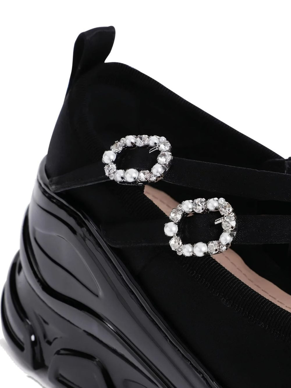 crystal-embellished ballet flats - 4