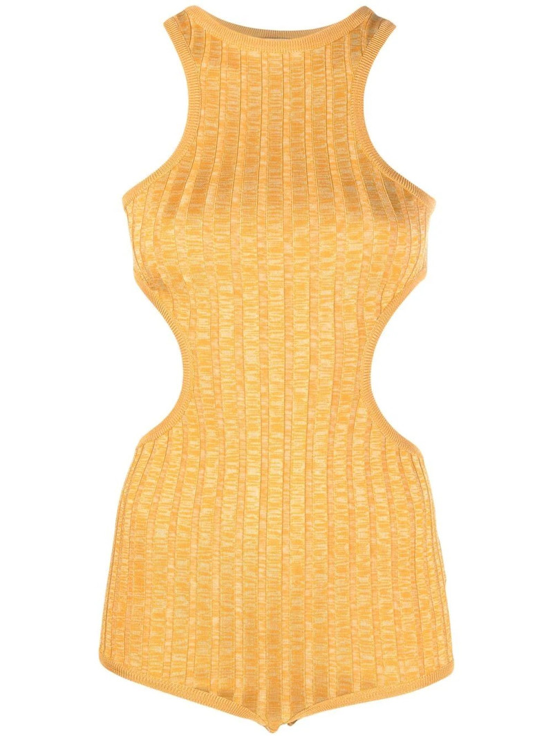 cut-out silk bodysuit 1