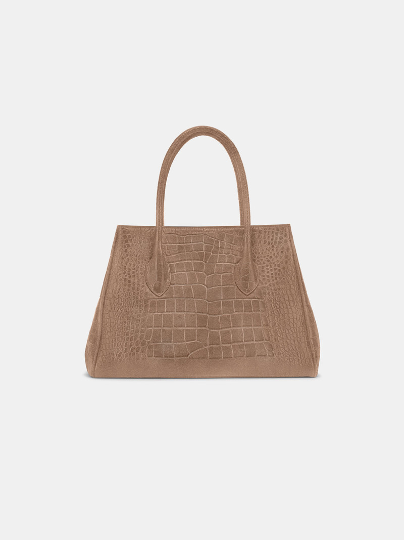 AMIRI WOMEN'S SUEDE CROC HONEY 40 TOTE outlook