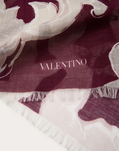 Valentino METAMORPHOS GRYPHON SHAWL IN COTTON AND CASHMERE outlook