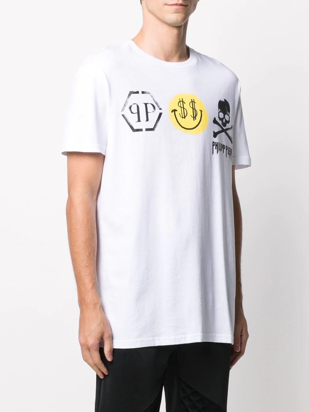 Smile-print cotton T-shirt - 3