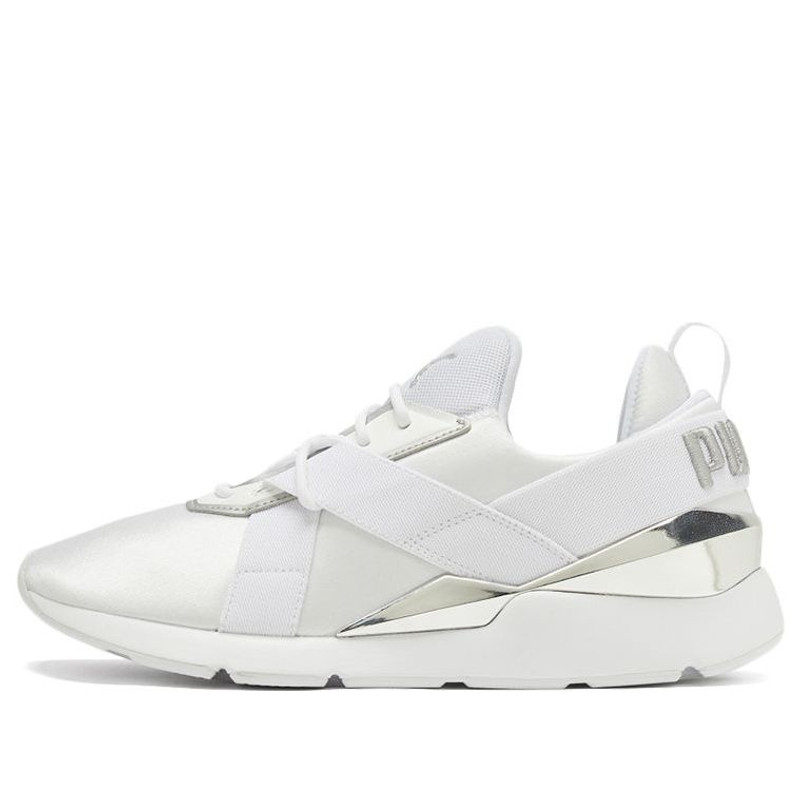 (WMNS) PUMA Muse X3 '화이트 메탈릭 실버' 375131-02 - 1
