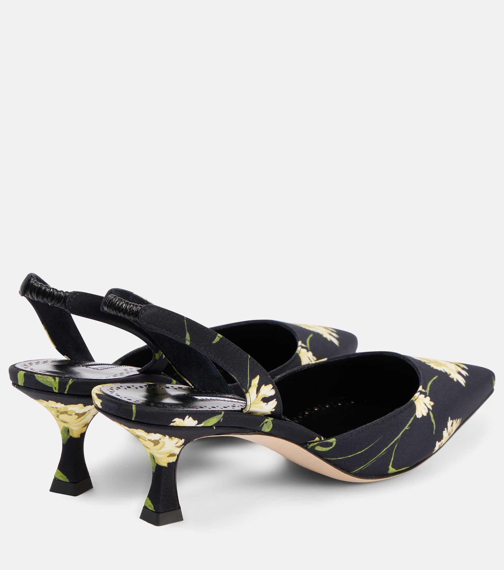 Carolyne 50 floral slingback pumps - 2