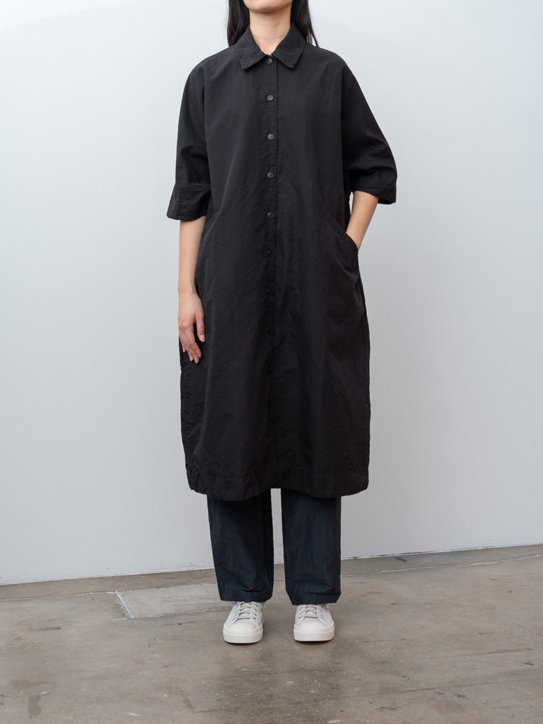 Tina Dress SLUBBY - Black - 3