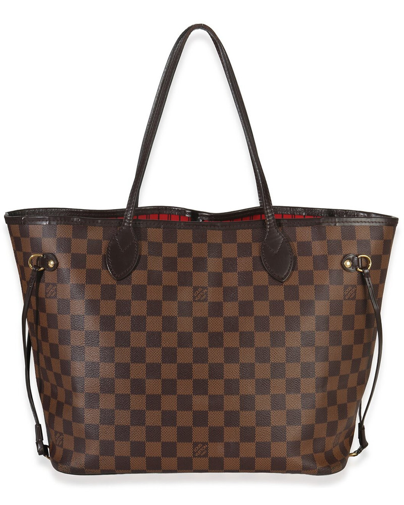 Louis Vuitton Brown Canvas Damier Ebene Neverfull MM (Authentic Pre-Loved) 1