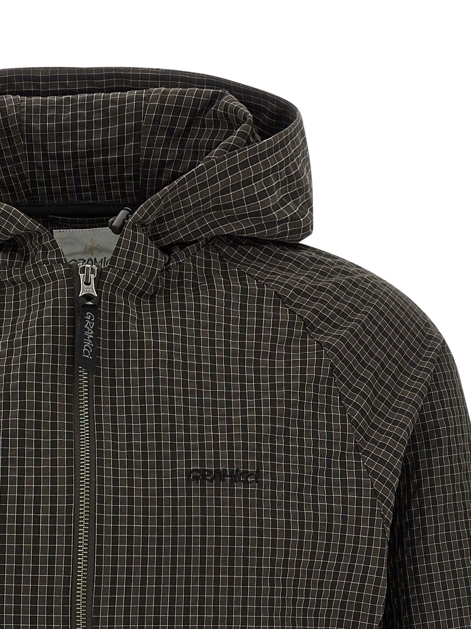 Northside Plaid Puffer Jackets Brown - 3