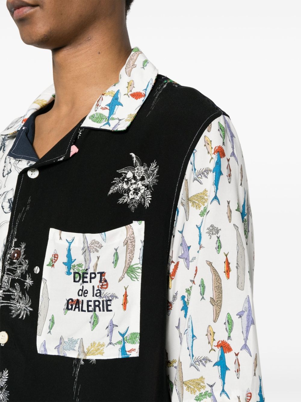 Parker mix-print shirt - 5