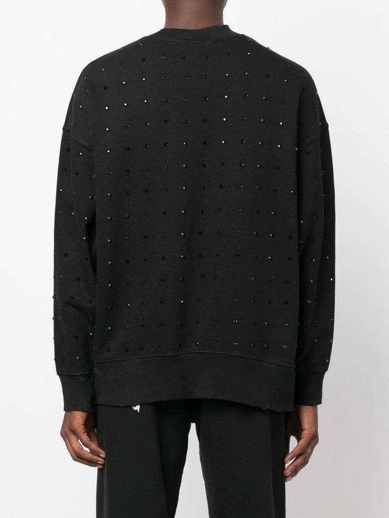 graphic-print crystal-embellished sweatshirt 4