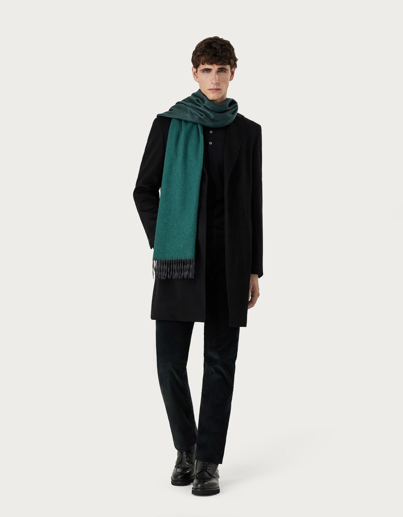 BLACK COAT IN WOOL AND CASHMERE 6