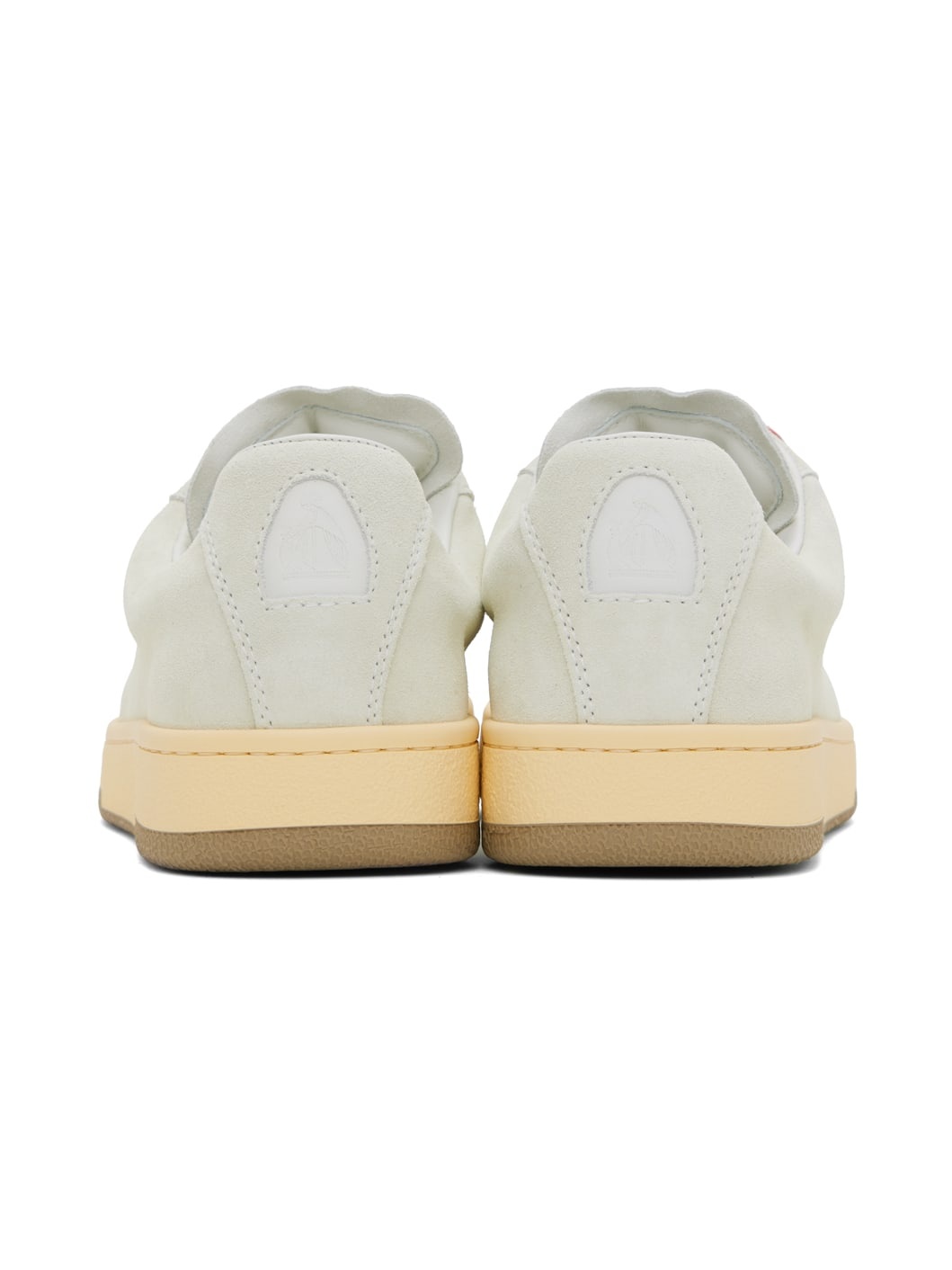 White Suede Curb Lite Sneakers - 2