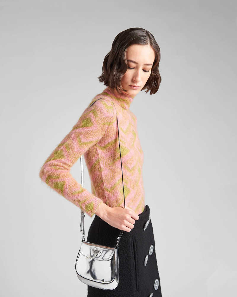 Prada Cleo brushed leather mini bag 4