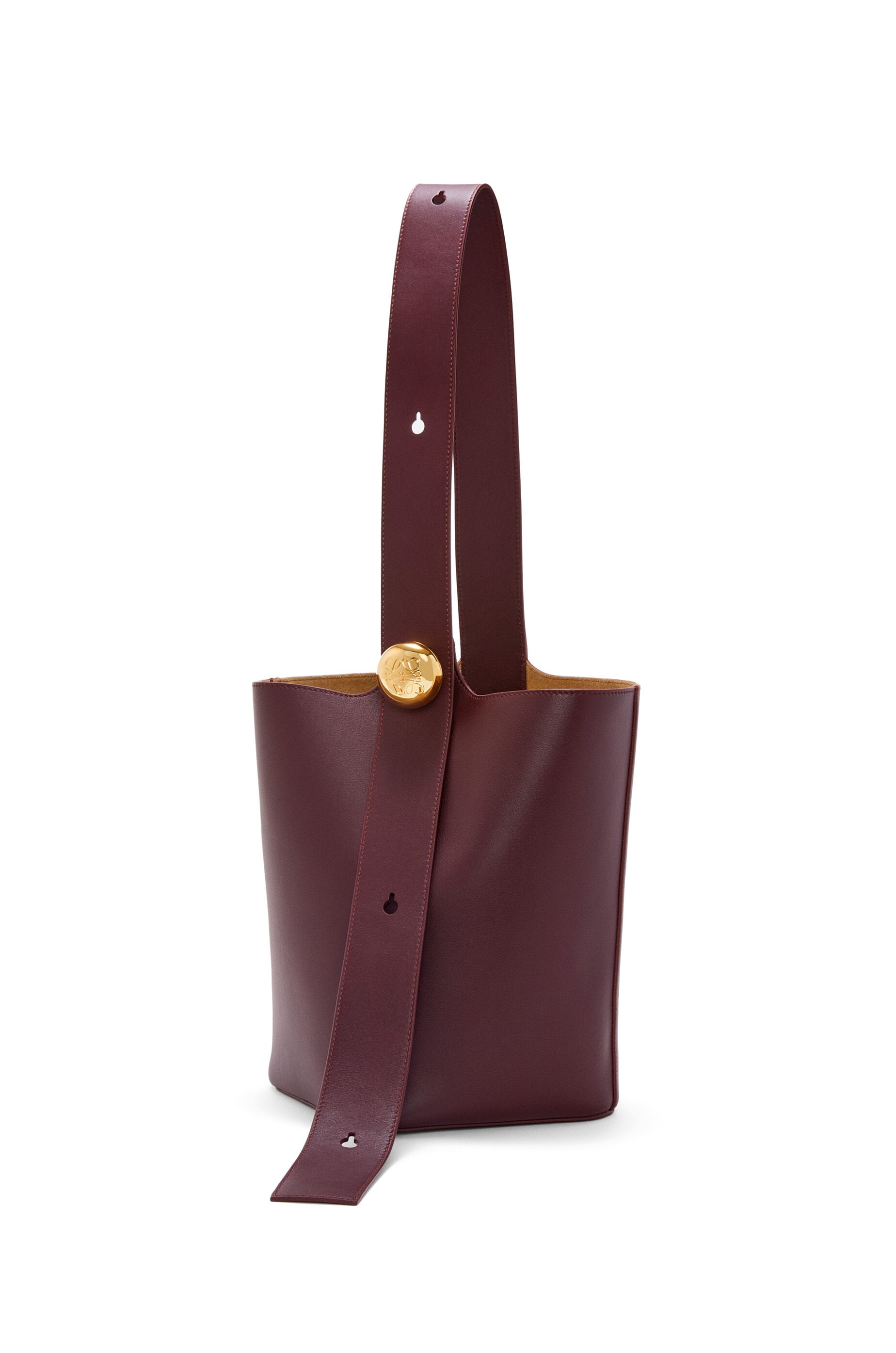 Medium Pebble Bucket bag in mellow calfskin - 1