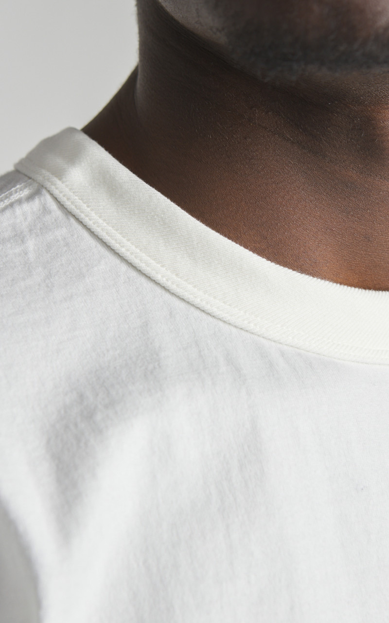 5222-22 FLAT SEAM HEAVYWEIGHT T-SHIRT WHITE - 4