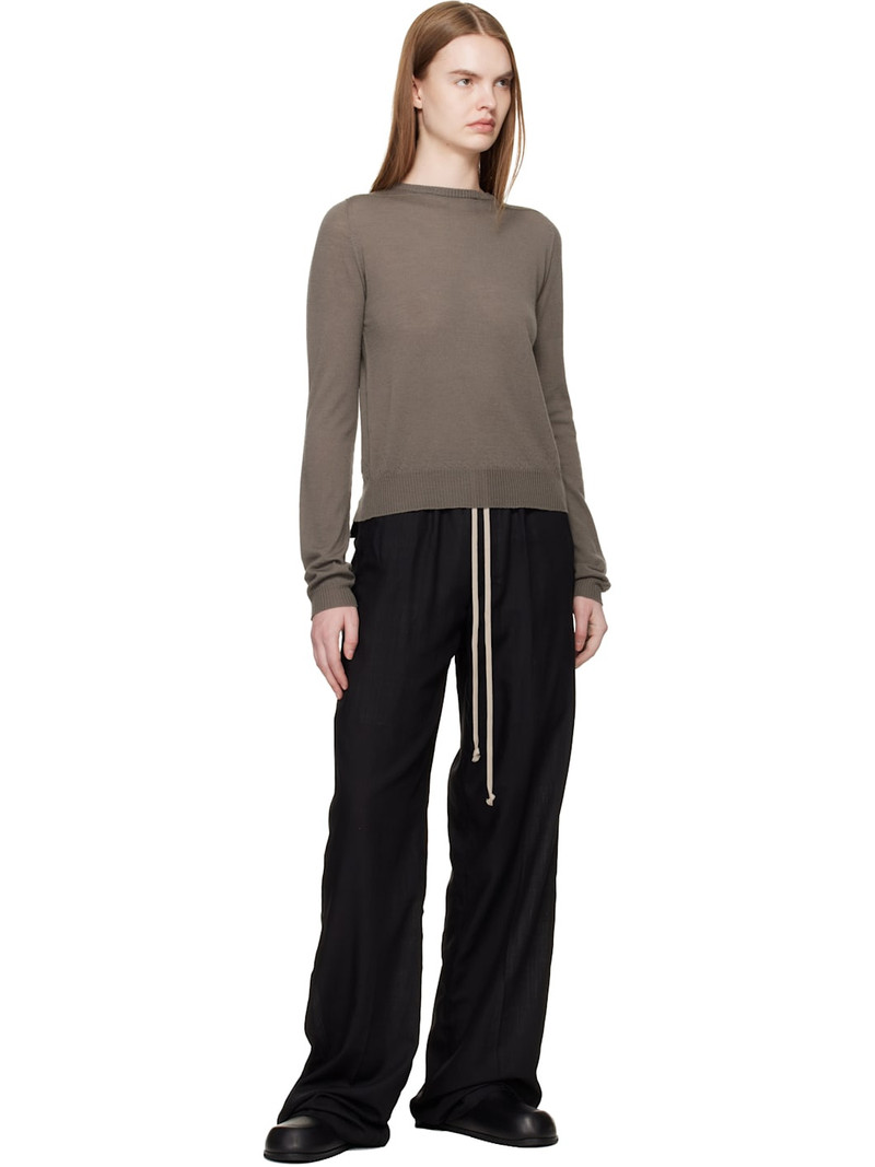 Rick Owens Black Temple Mule Granola Loafers outlook