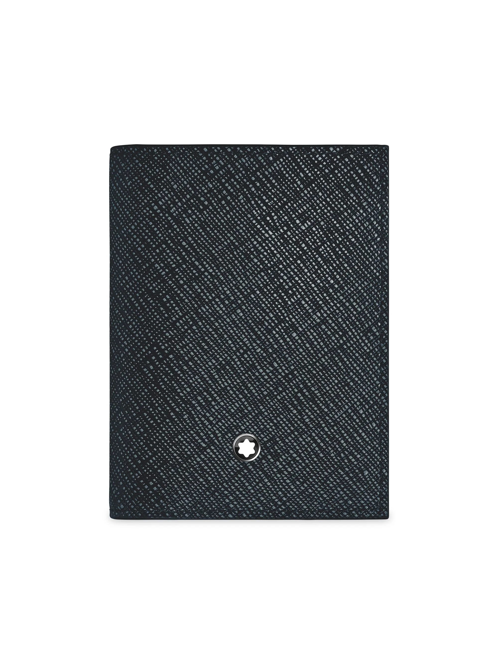 Men's Sartorial Leather Card Case - Blue - 1