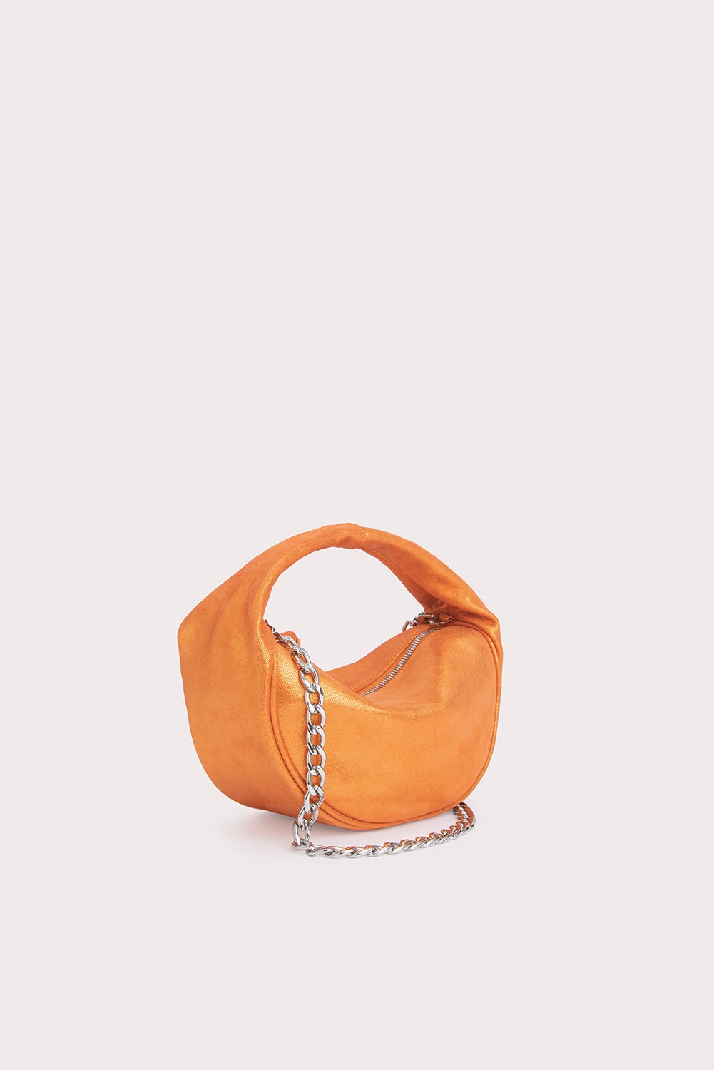 Baby Cush Burnt Orange Jeans Lame Leather - 2
