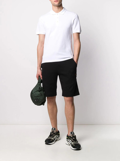 RAEBURN embroidered logo track shorts outlook