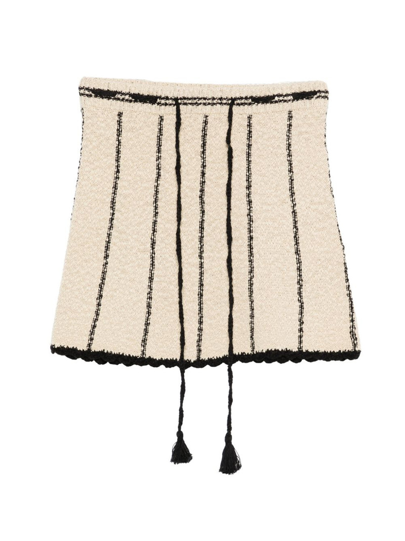 April striped mini skirt 1