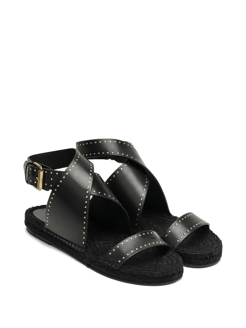 Isabel Marant studded cross-strap sandals outlook