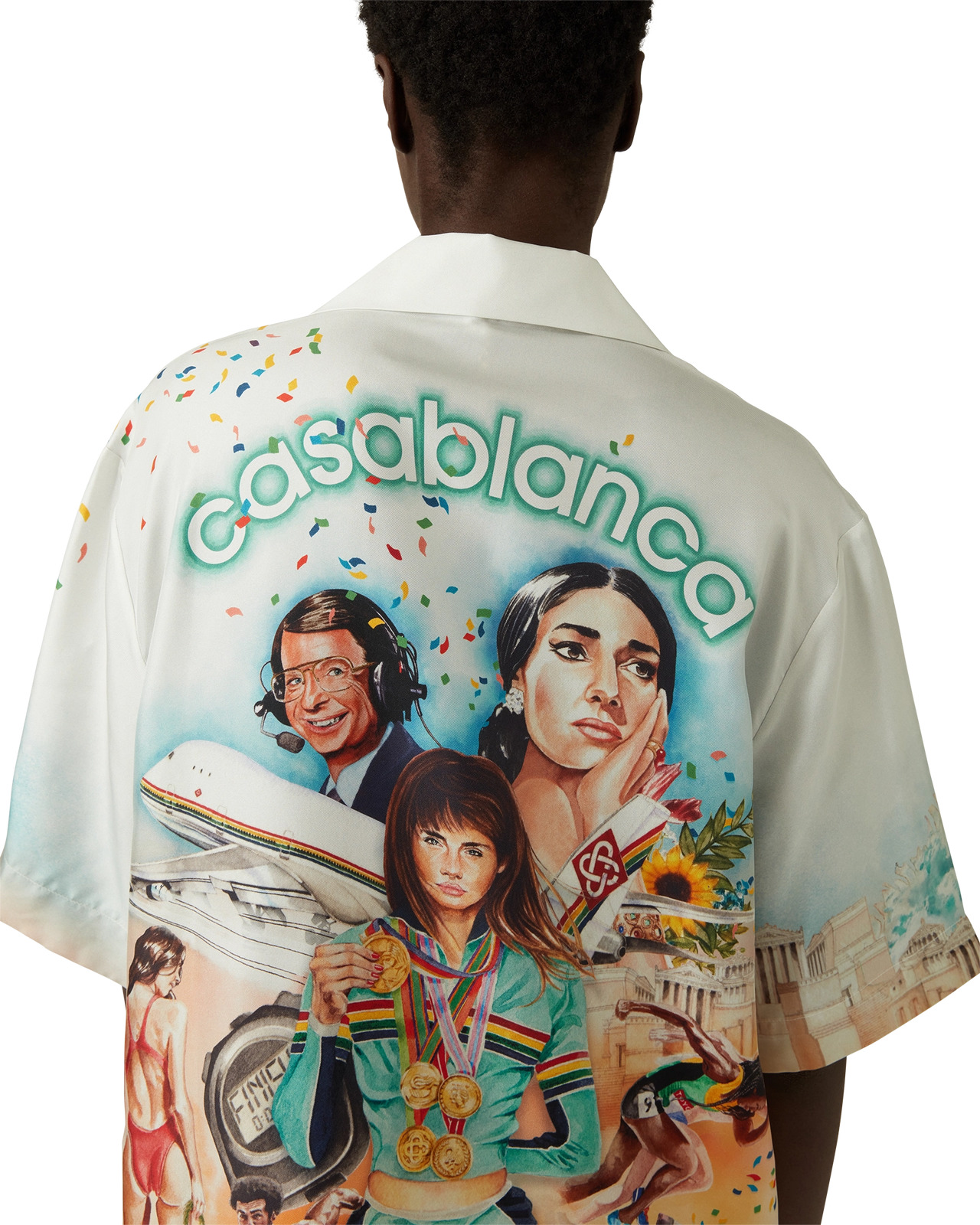 Celebration Du Sport Silk Shirt | Casablanca Paris - 8