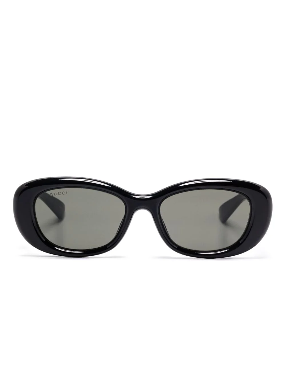 oval-frame sunglasses - 1