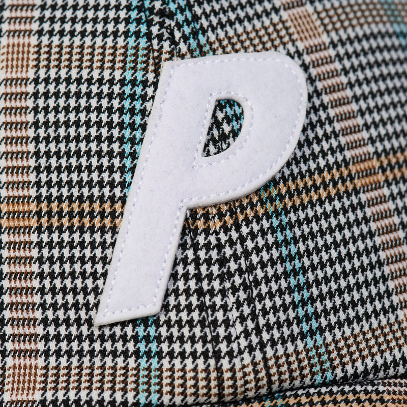 P 6-PANEL HOUNDSTOOTH WHITE 3