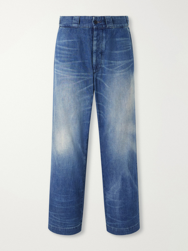 Straight-Leg Paneled Jeans 1