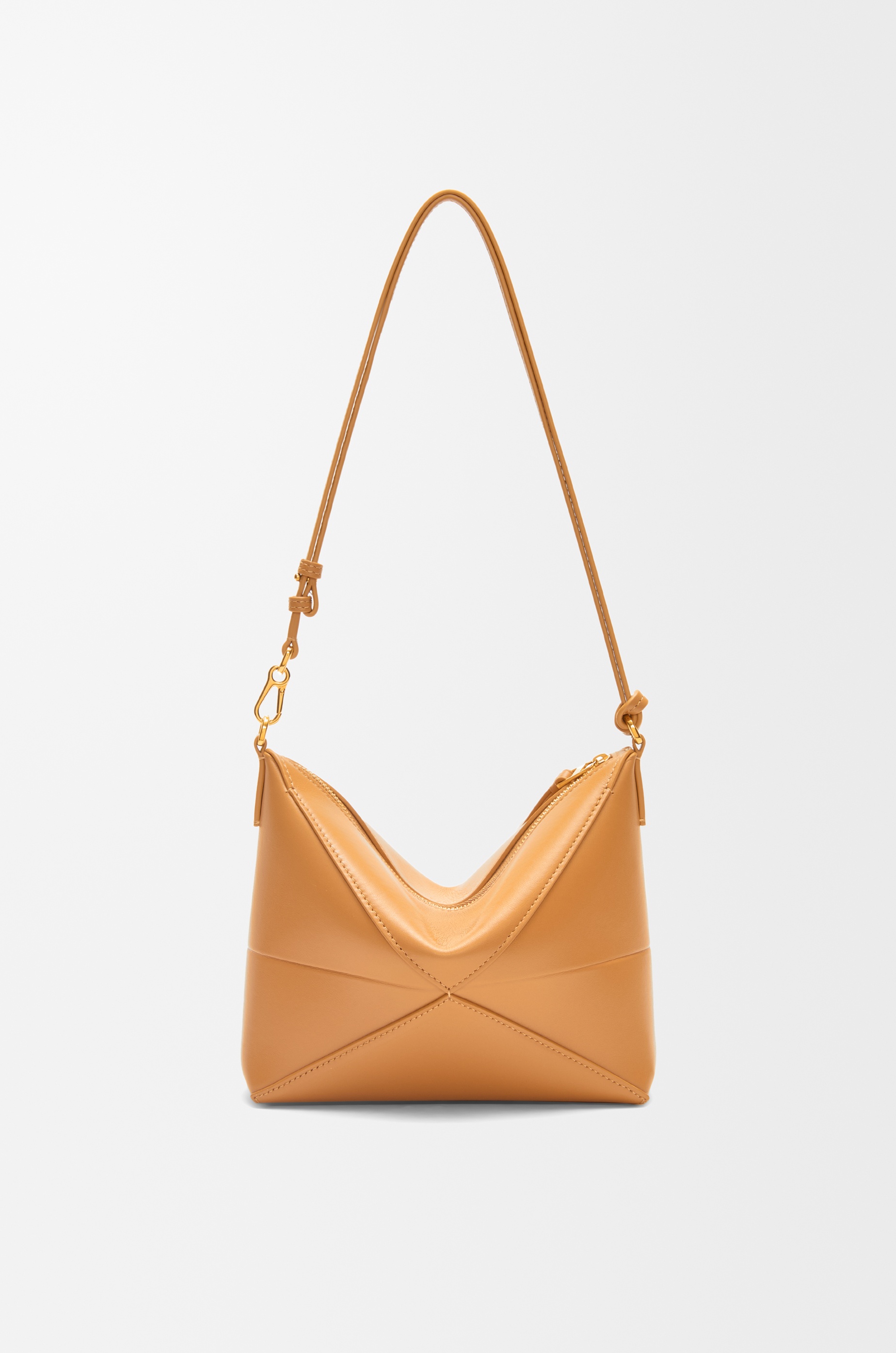 Puzzle Fold pouch in shiny nappa calfskin - 6