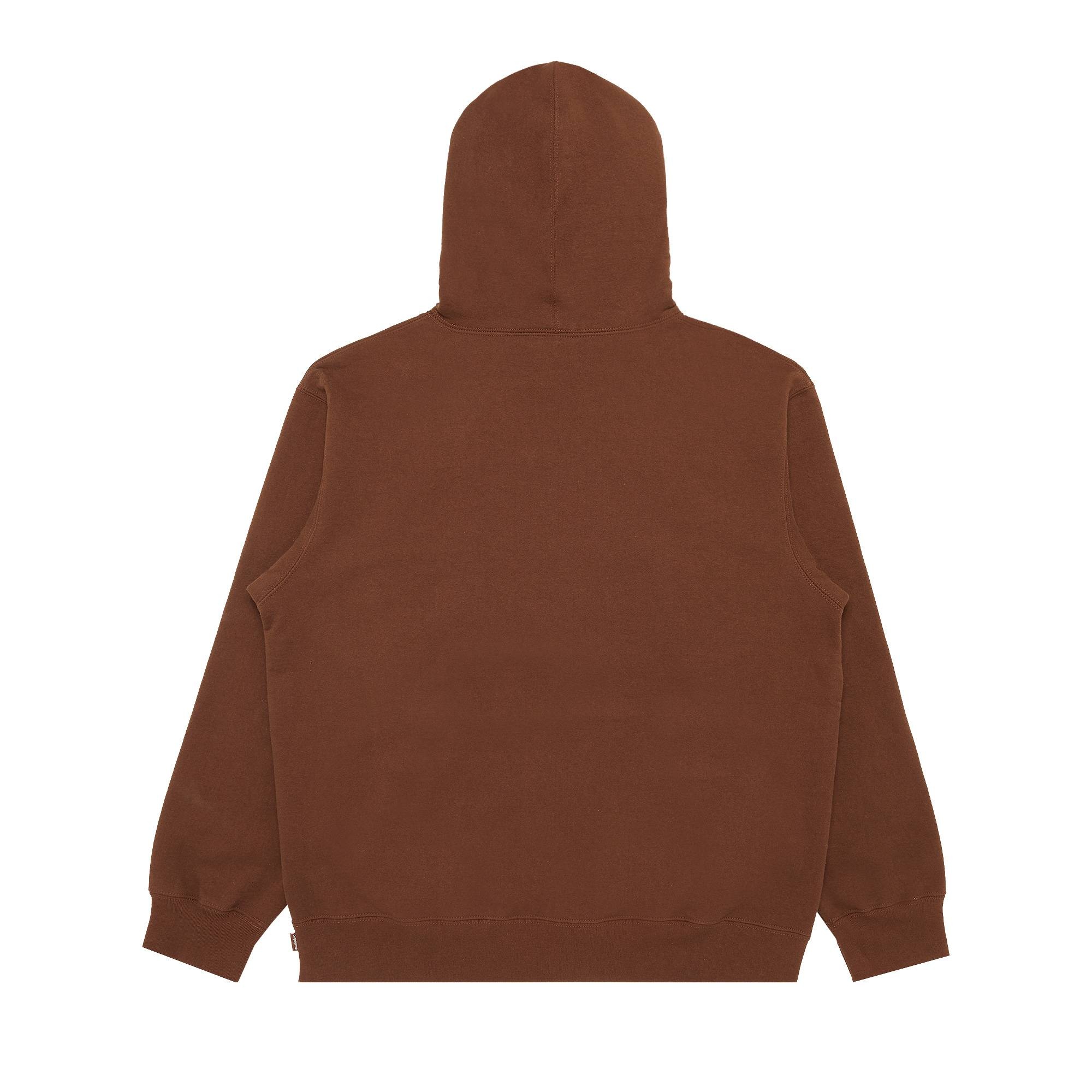 Supreme Supreme Bling Box Logo Hooded Sweatshirt 'Dark Brown