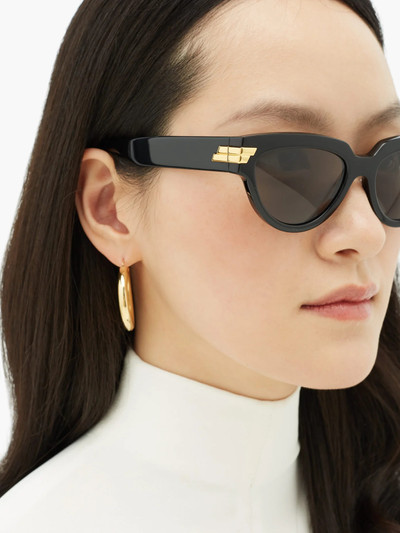 Bottega Veneta Cat-eye acetate sunglasses outlook